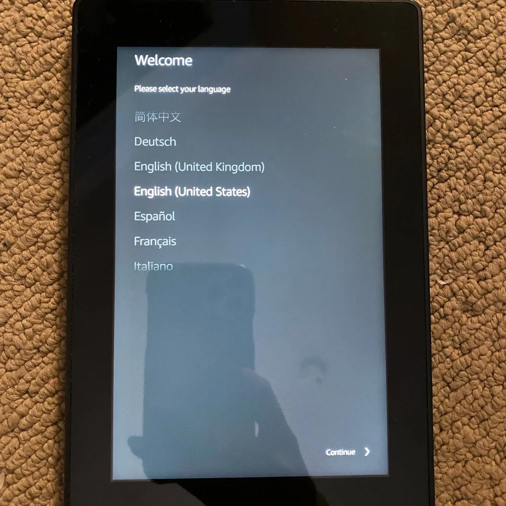 Kindle Fire (either 2012 or 2013 edition)